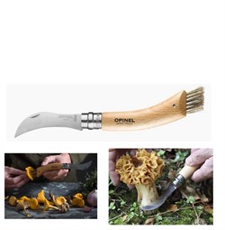 Opinal N08 Mushroom knife and brush